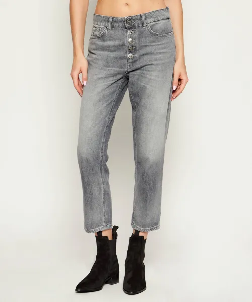 

Джинсы Кунс Loose fit Dondup - Made In Italy, серый