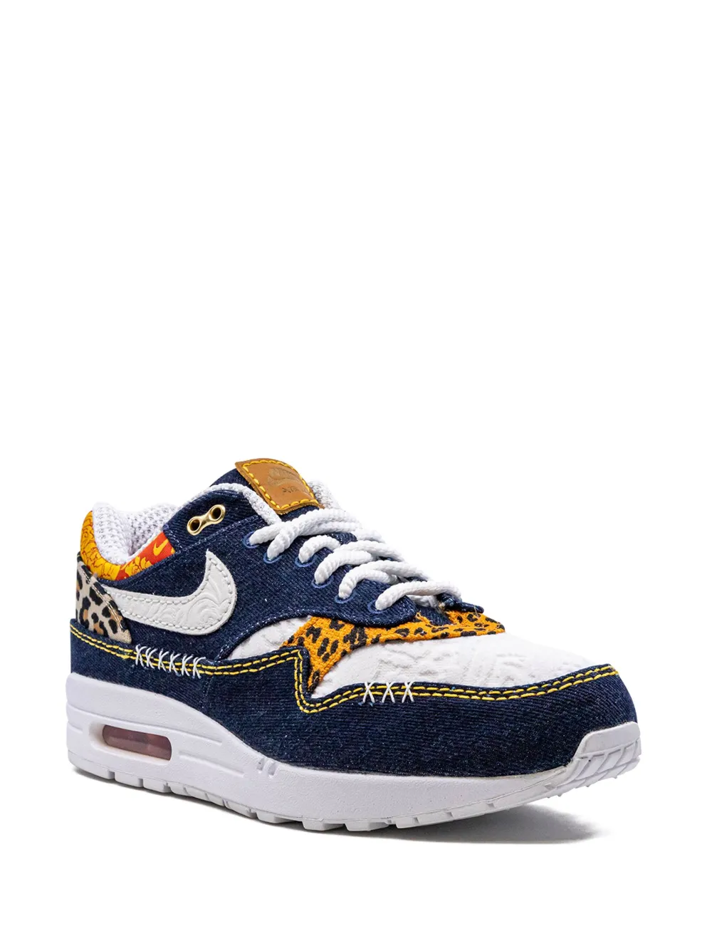 Кроссовки Air Max 1 PRM Denim Leopard Nike, синий — фото 2