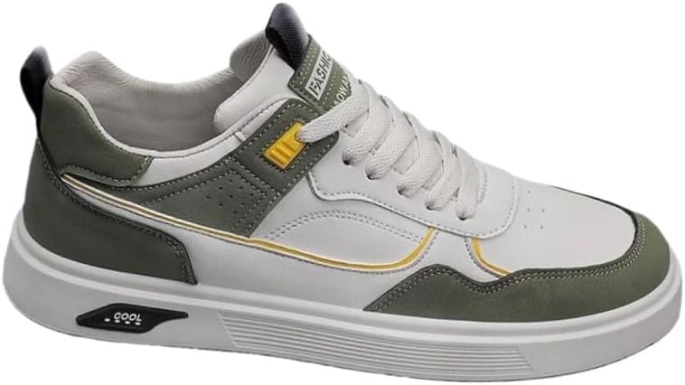 

Ретро-цветовое сочетание, мягкая подошва, удобные и повседневные спортивные кроссовки для мужчин, дизайн на низком каблуке Clolinde, бежевый