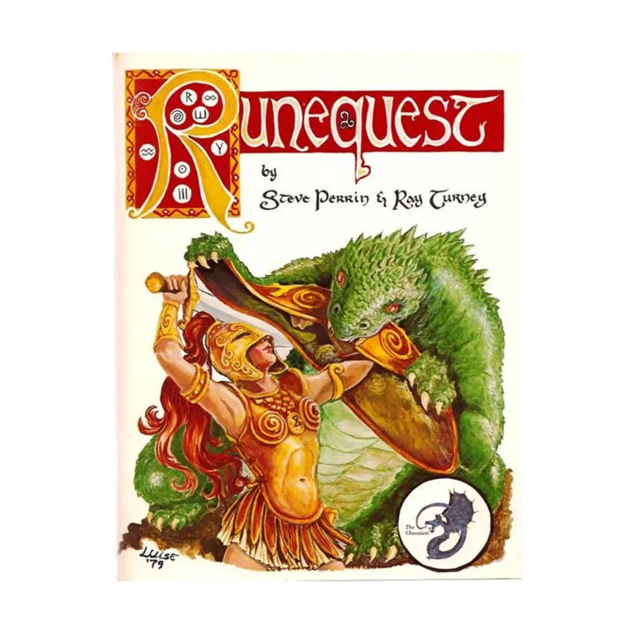 

RuneQuest (2nd Edition, Old Logo), RuneQuest (Chaosium), мягкая обложка