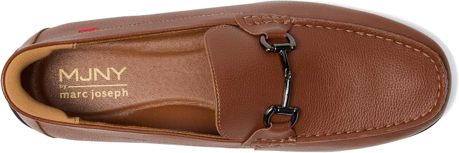 Мужские домашние лоферы Marc Joseph New York Elliot Road (с технологией Hands Free), коньячный — фото 3