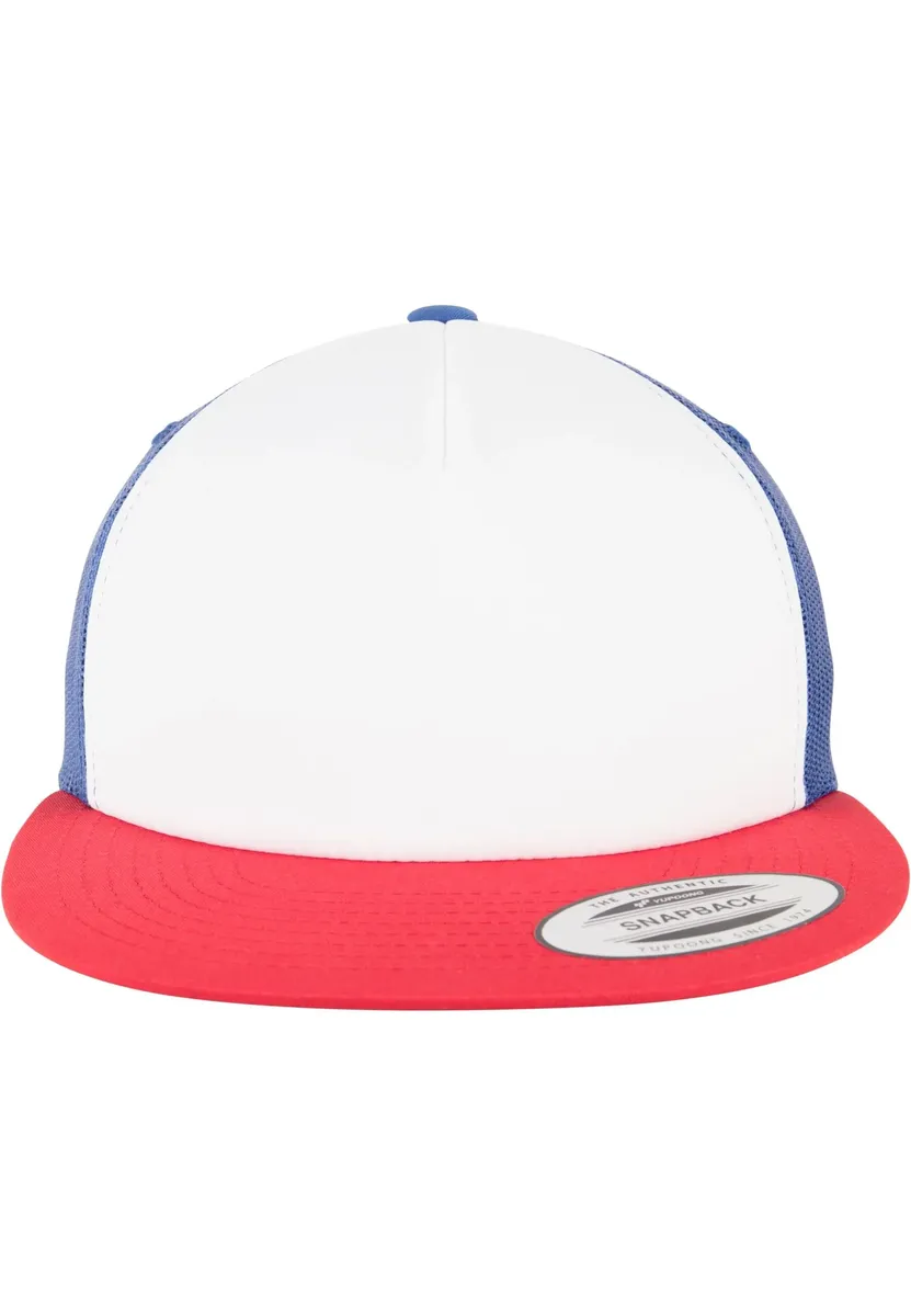 

Flexfit Flex Cap " Flexfit Unisex Foam Trucker с белой передней частью", цвет Red/White/Royal