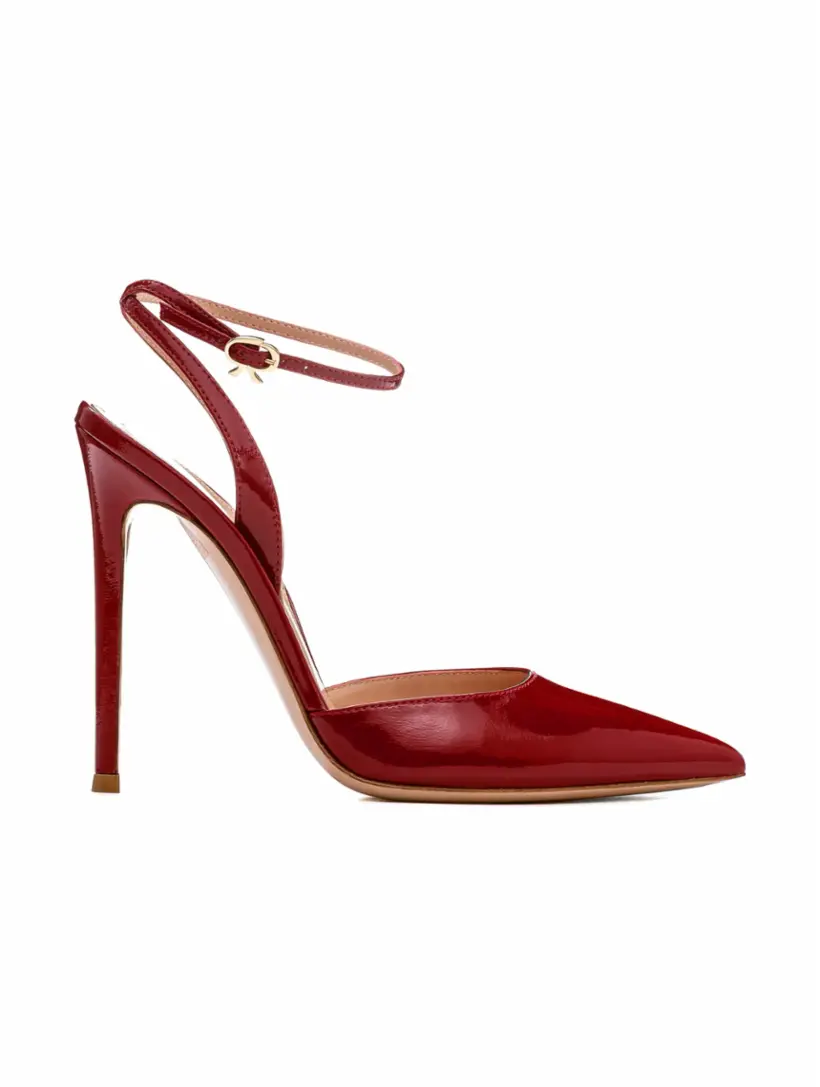 

Лакированные слингбэки Cara Gianvito Rossi, красный