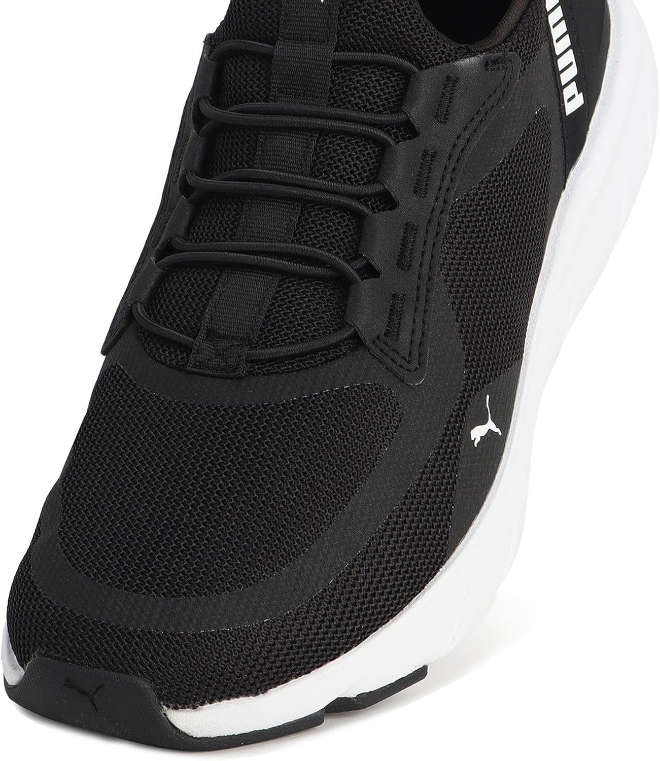 Мужские беговые кроссовки PUMA, белый/черный — фото 4