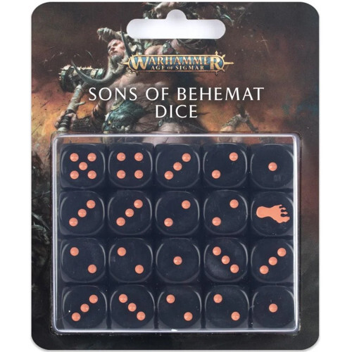 

Миниатюра Games Workshop Warhammer Age of Sigmar: Sons of Behemat Dice (20)