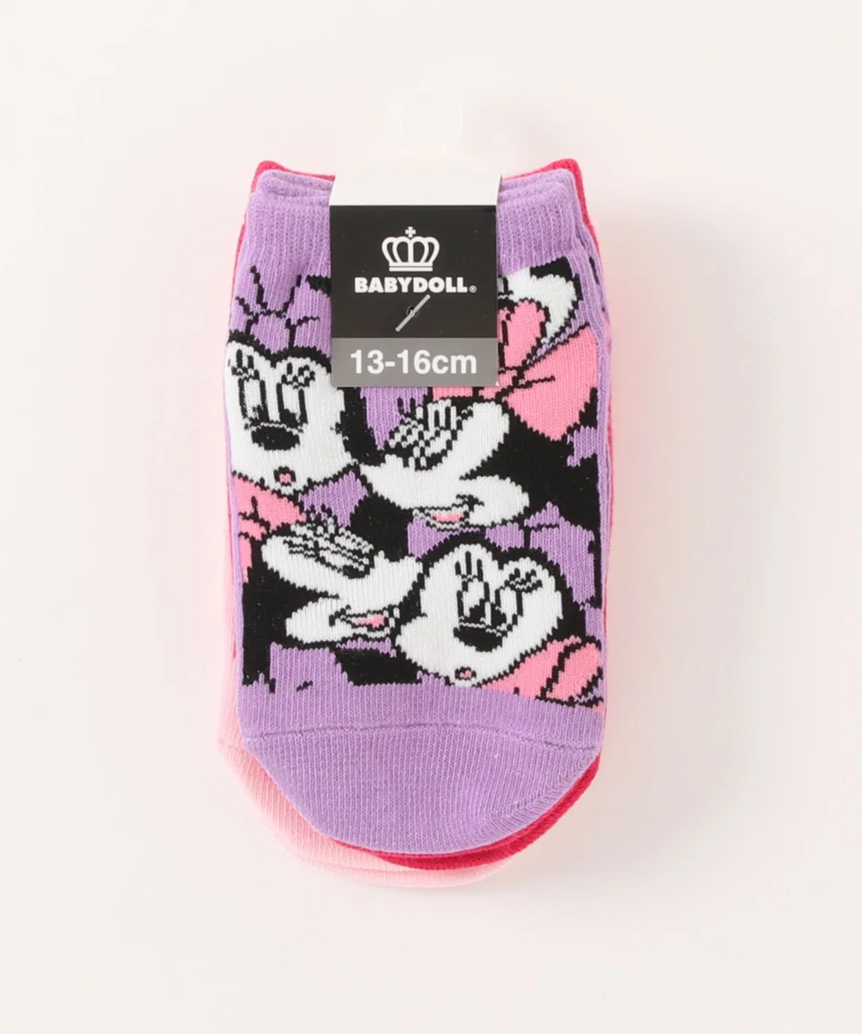 Носки детские 3 пары Disney Микки Маус и Минни Маус BABYDOLL 13-16cm