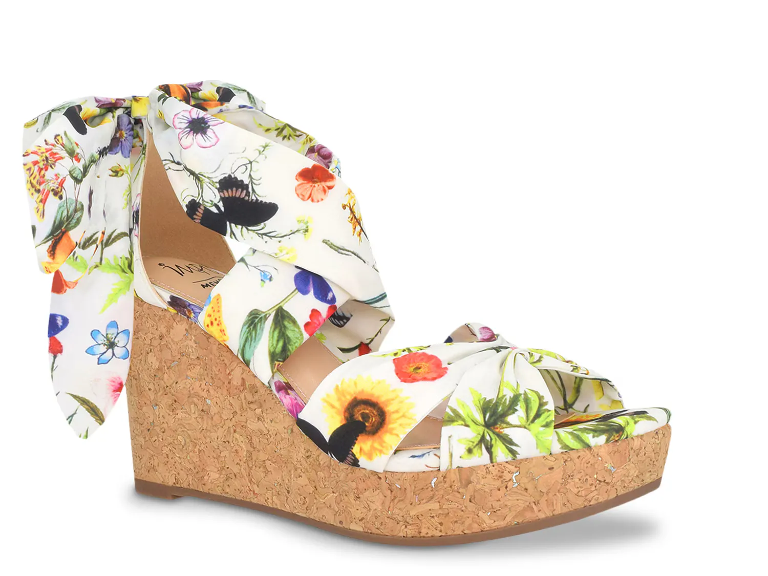

Сандалии Orabelle Wedge Sandal Impo, цвет white_multicolorfloral_butterflyprint