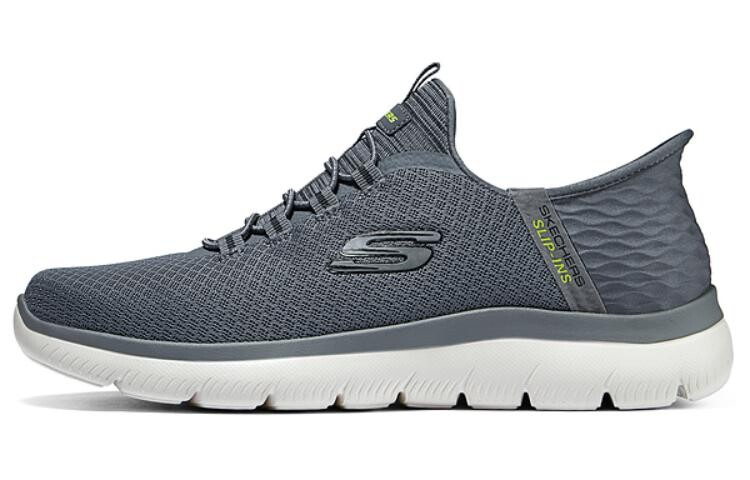 

Кроссовки Skechers Slip Ins Lifestyle Shoes Men Low-top Grey/Green/White, серый