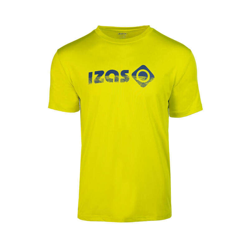 

Мужская футболка Izas, цвет acid yellow/azul zafiro/azul zafiro