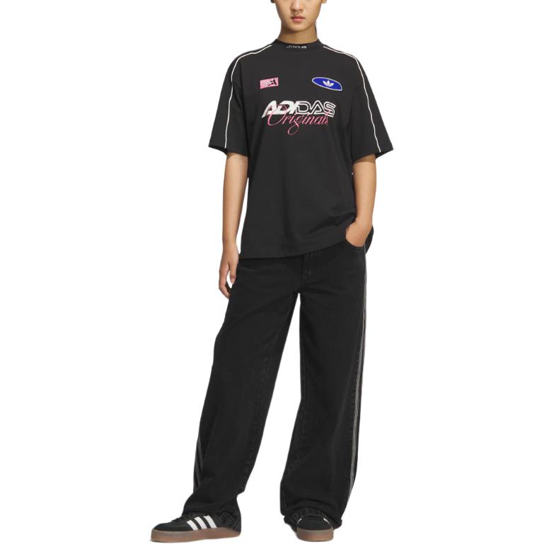 Футболка SS25 женская Adidas Originals, черный — фото 3