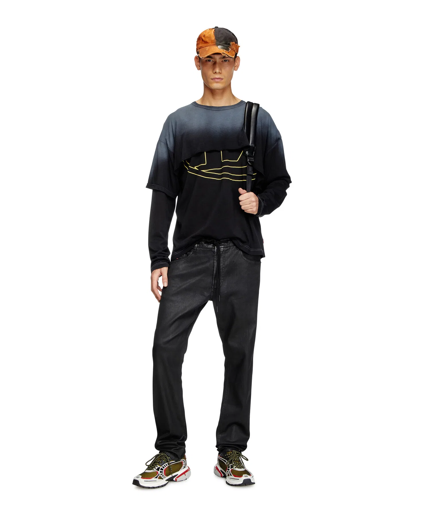 Мужские джинсы Jogger черные джинсовые 2032 D-KROOLEY-B JOGG — фото 2
