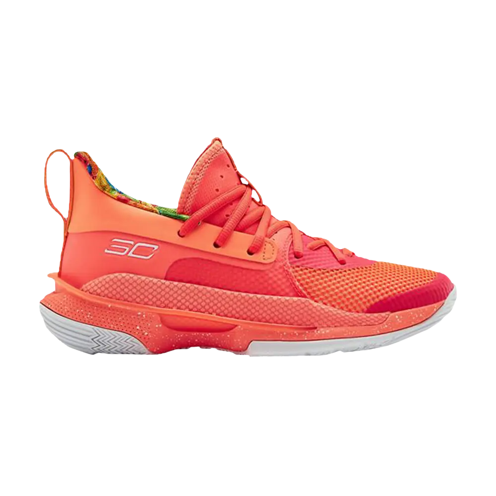 

Кроссовки Sour Patch Kids x Curry 7 GS Under Armour, красный