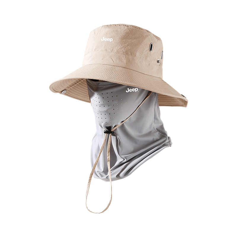 

Легкая шляпа для защиты от солнца мужская Jeep, бежевый+elegant серый