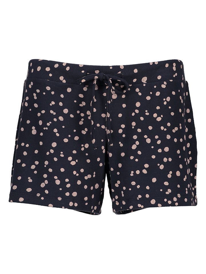 

Juvia Пижамные шорты темно-синего/бежевого цвета