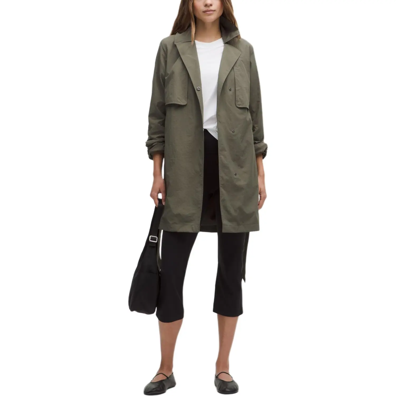 

Lululemon Женское тренч, Army Green/ARMG