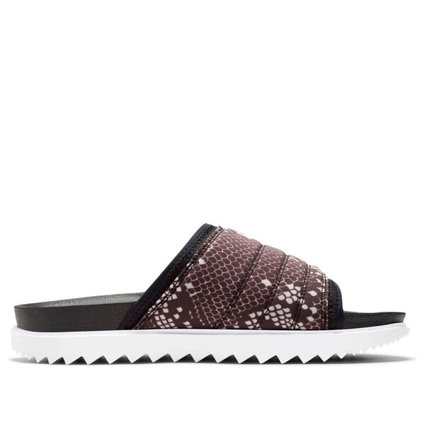 Тапочки asuna slide print 'snakeskin' Nike, черный — фото 2