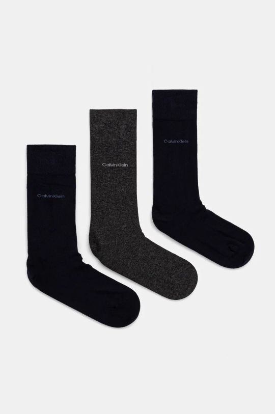

3 пары носков Calvin Klein, темно-синий