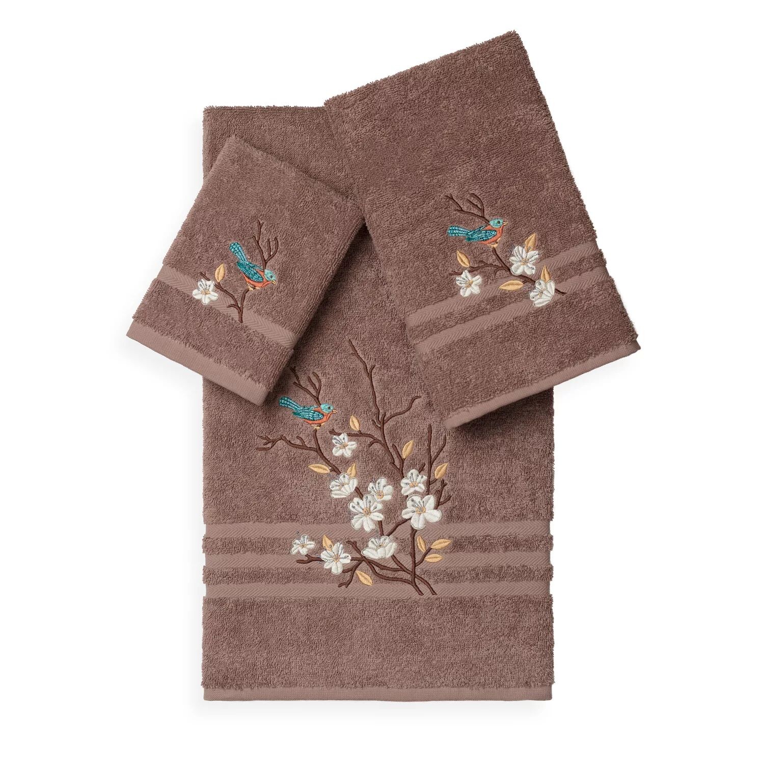 

Linum Home Textiles Spring Time Набор украшенных банных полотенец из 3 предметов