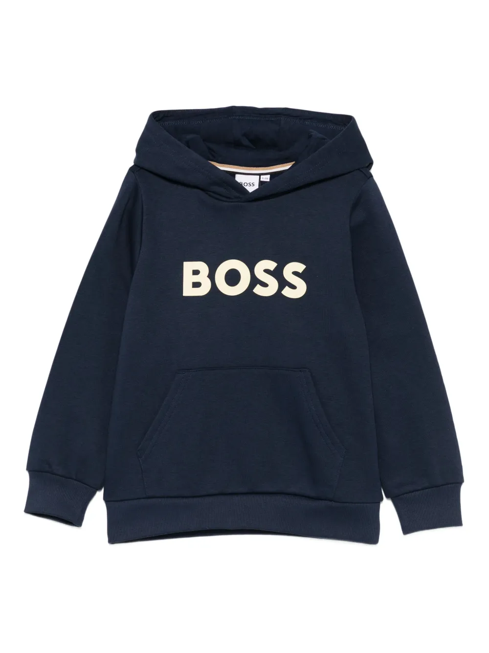 

Худи с принтом логотипа BOSS, синий