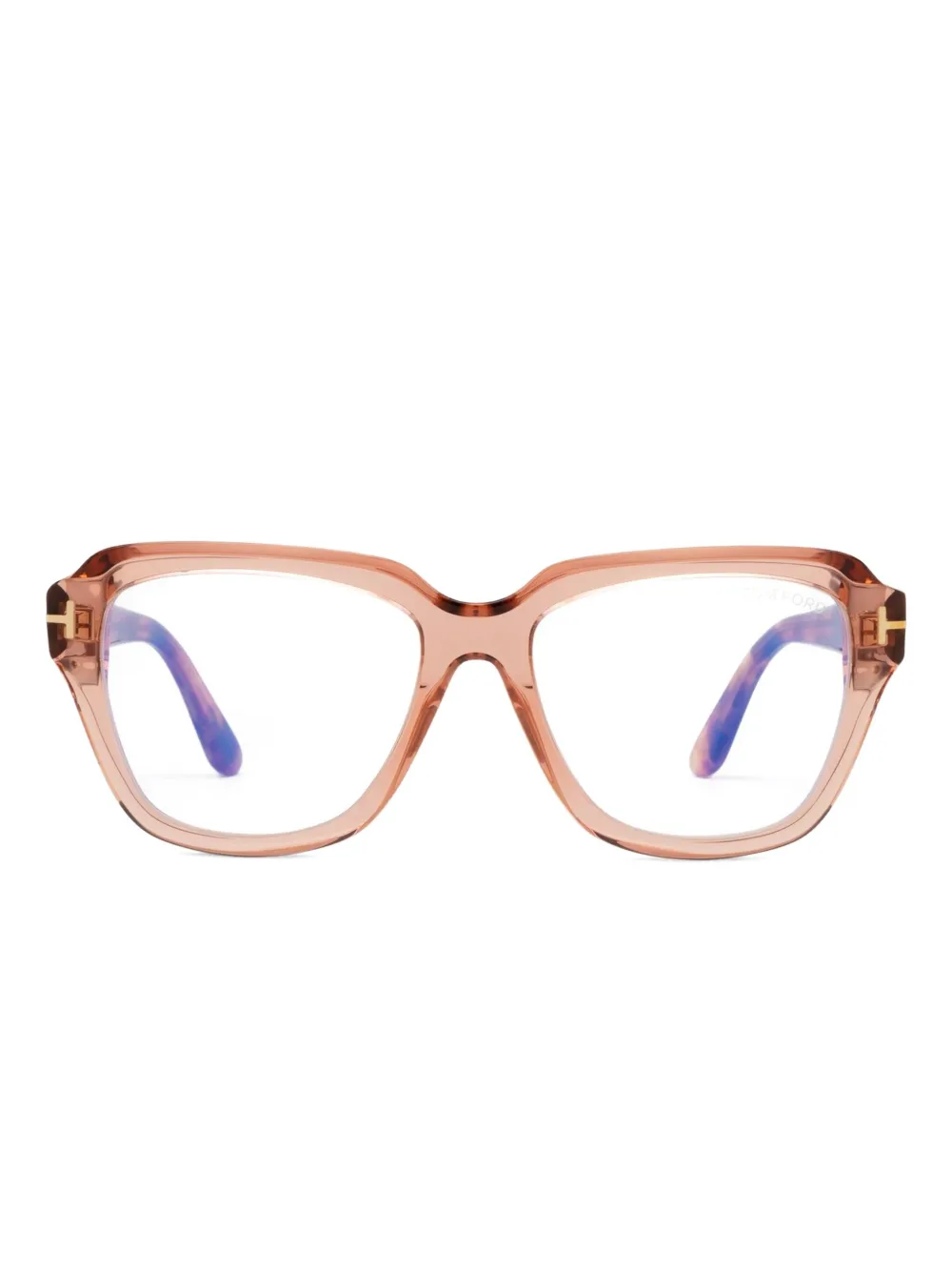 

Очки в квадратной оправе TOM FORD Eyewear, розовый
