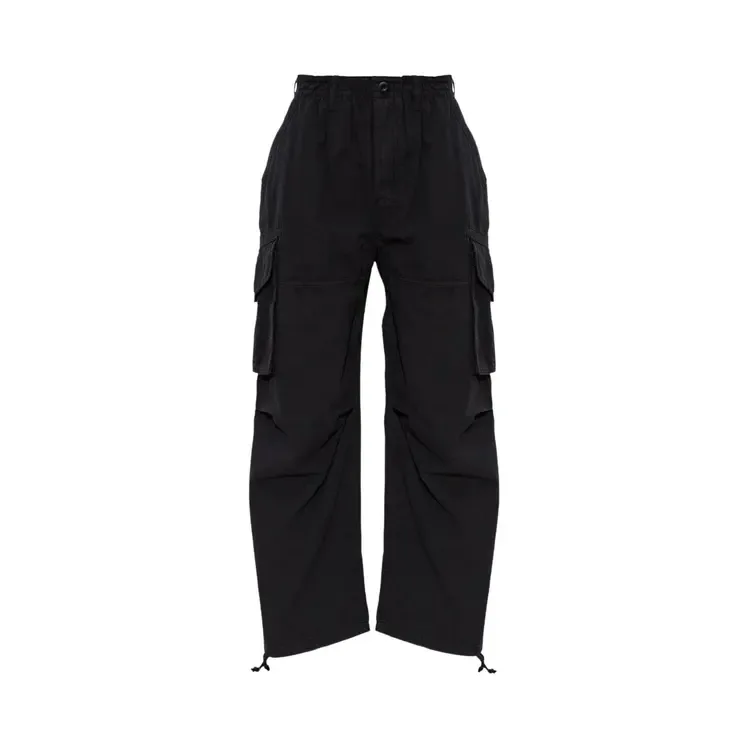 Эластичные брюки-карго средней посадки Alexander Wang, цвет «черный»
