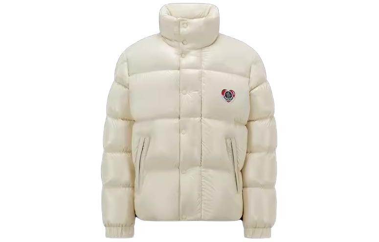 

Пуховик мужской белый Moncler