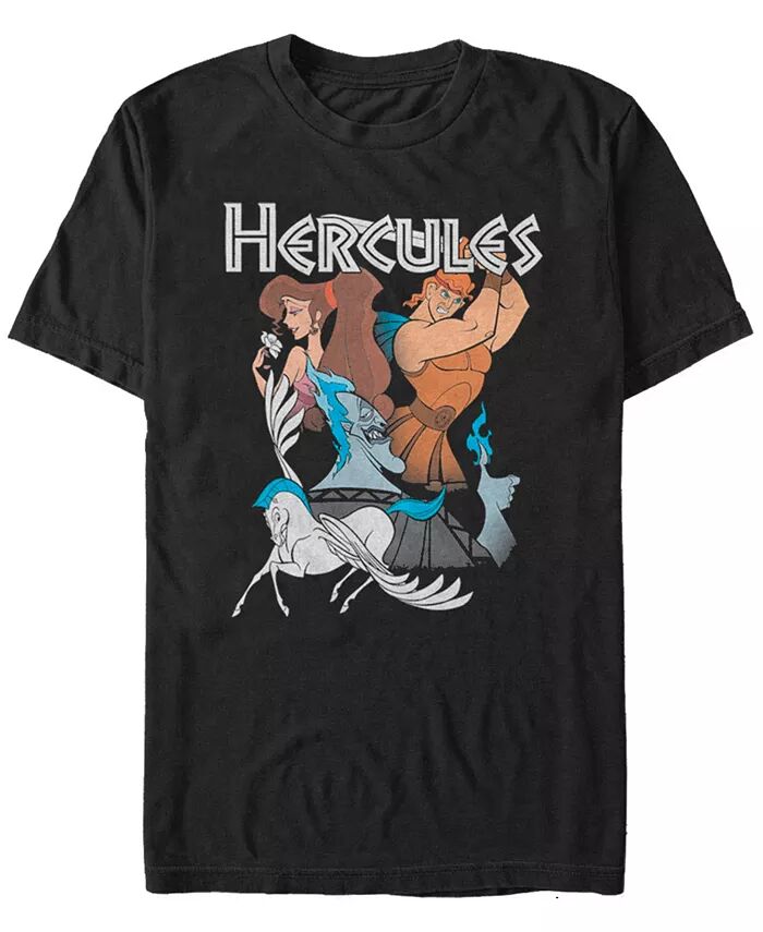 

Мужская футболка Disney Hercules Group Shot с коротким рукавом Fifth Sun, черный