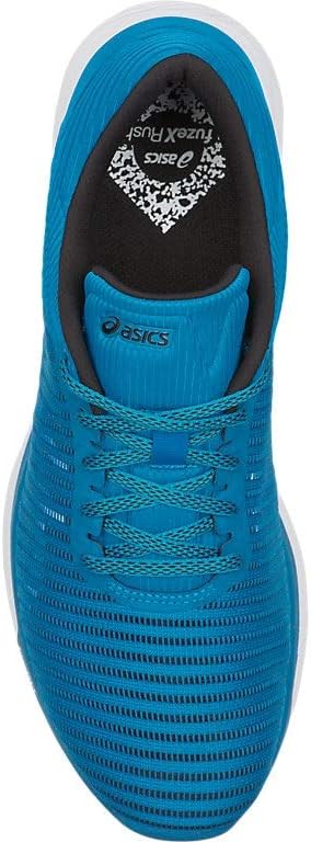 Беговые кроссовки ASICS Fuzex Rush Adapt для мужчин, с высокой посадкой на щиколотке, сине-белый — фото 4
