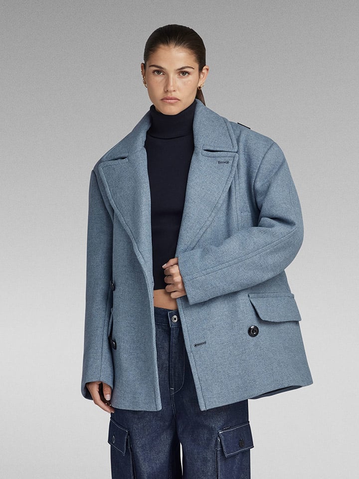 

Шерстяная куртка G-Star Wolljacke, светло-синий