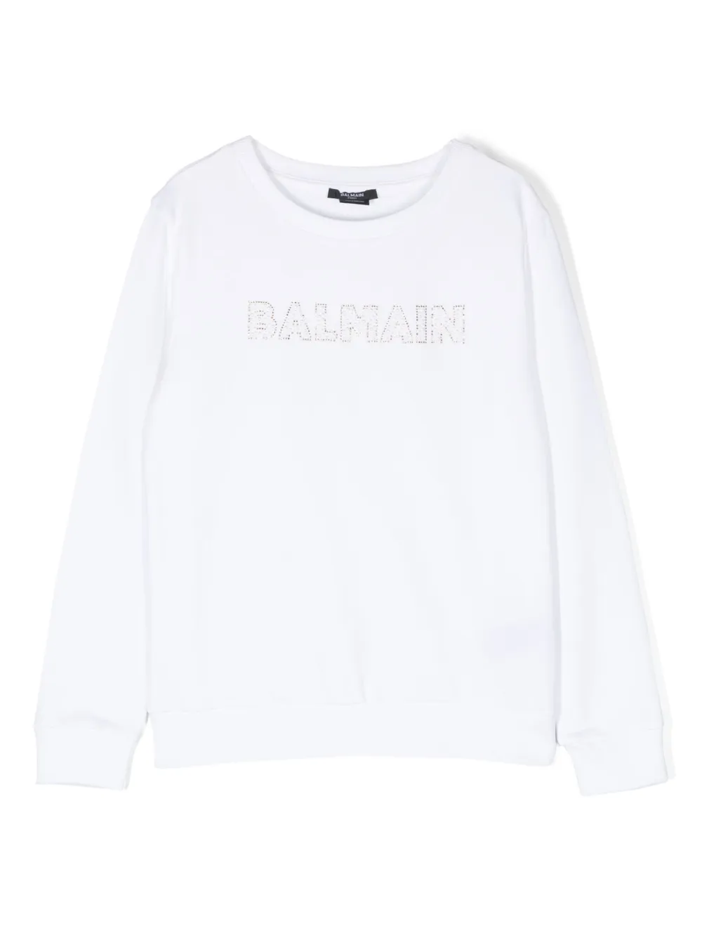 

Толстовка с логотипом Balmain Kids, белый