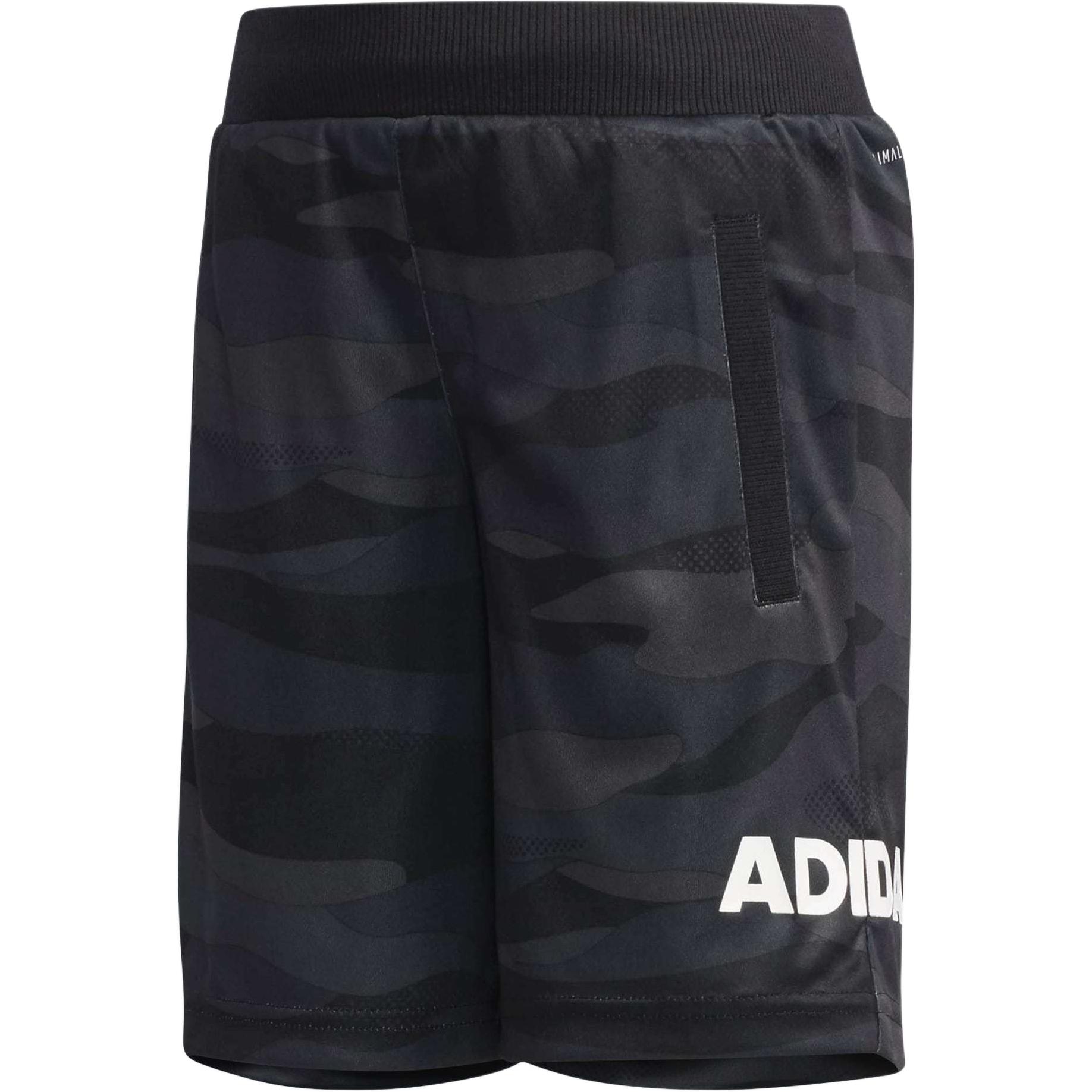 

Шорты детские для возраста 3-7 лет черно-белые Adidas