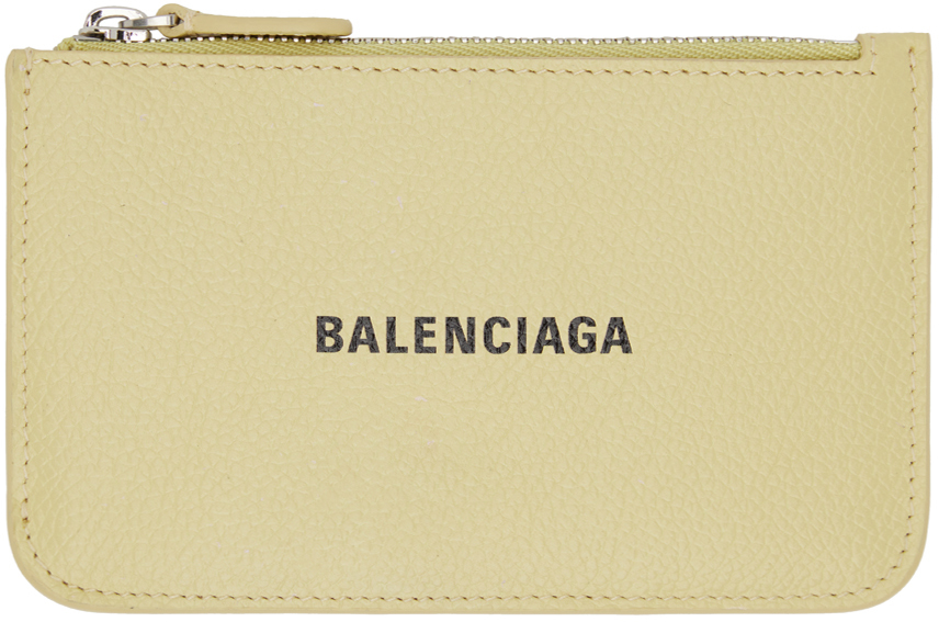 

Желтый держатель для монет и карточек, большой, длинный Balenciaga