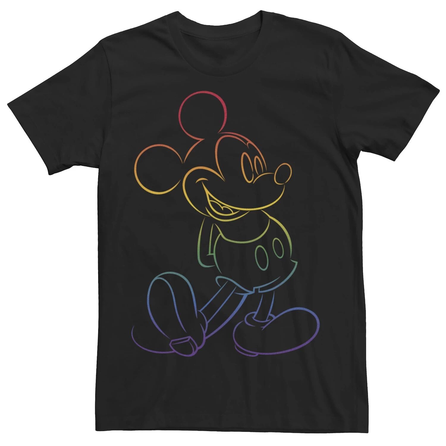 

Мужская футболка Disney Mickey Big Rainbow Licensed Character