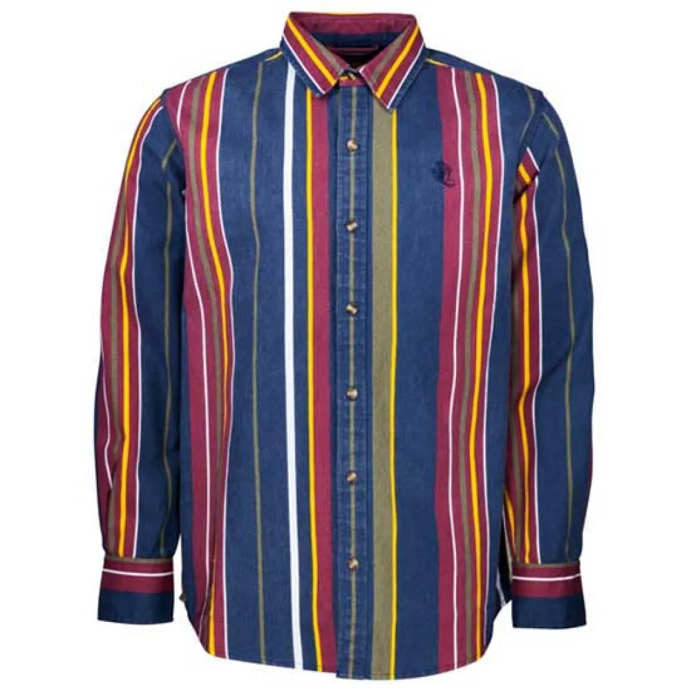 

Рубашка с длинным рукавом Santa Cruz 2nd hand, синий