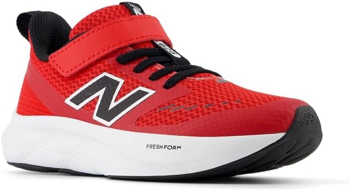 Детские кроссовки New Balance Fresh Foam 625 V1 на липучках, белый/черный/красный — фото 4