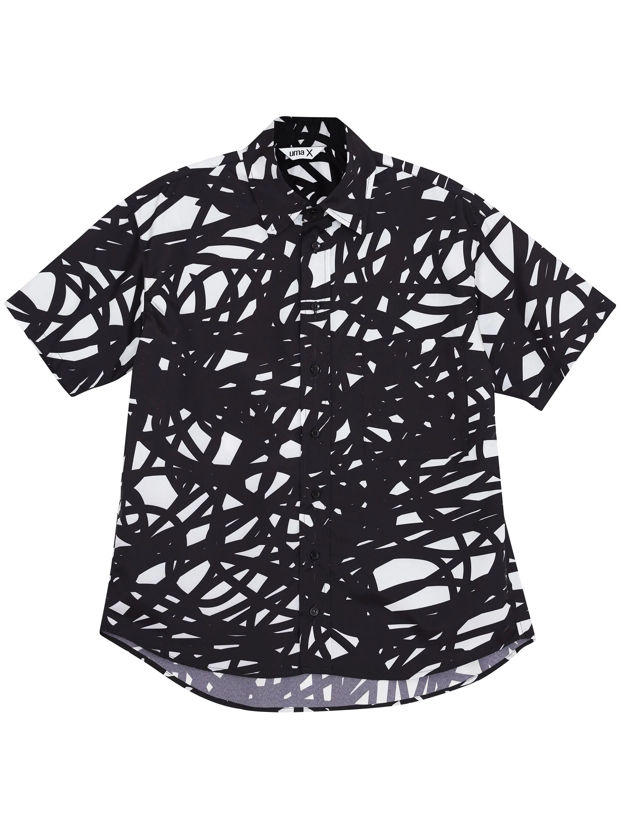 

Рубашка с абстрактным принтом Uma | Raquel Blay, черный