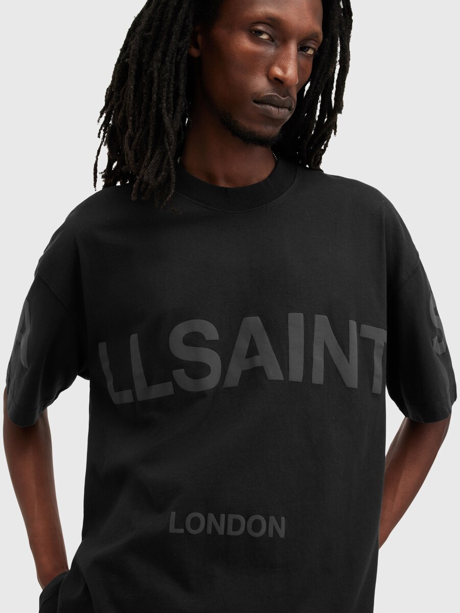 Классическая футболка AllSaints Shirt BIGGY, черный — фото 3