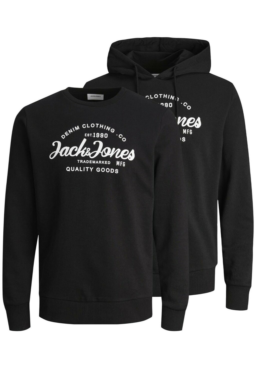 

Толстовка с капюшоном 2 PACK Jack & Jones, черный