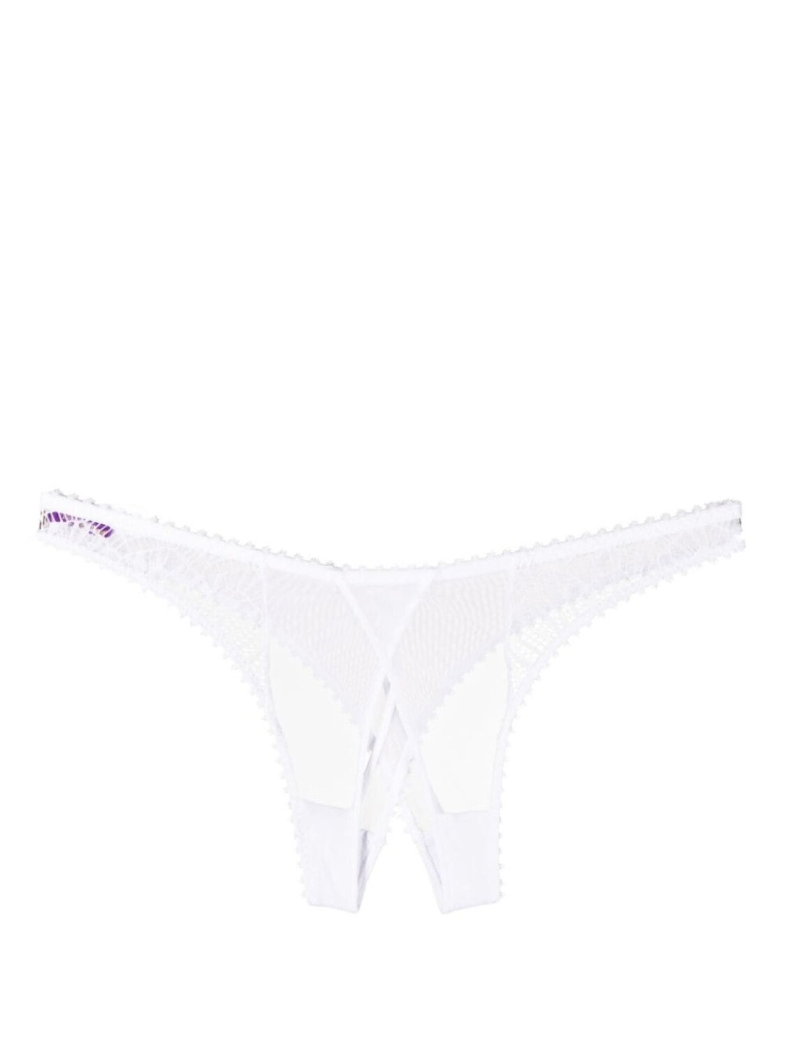 

Maison Close трусы-стринги Accroche Coeur, белый
