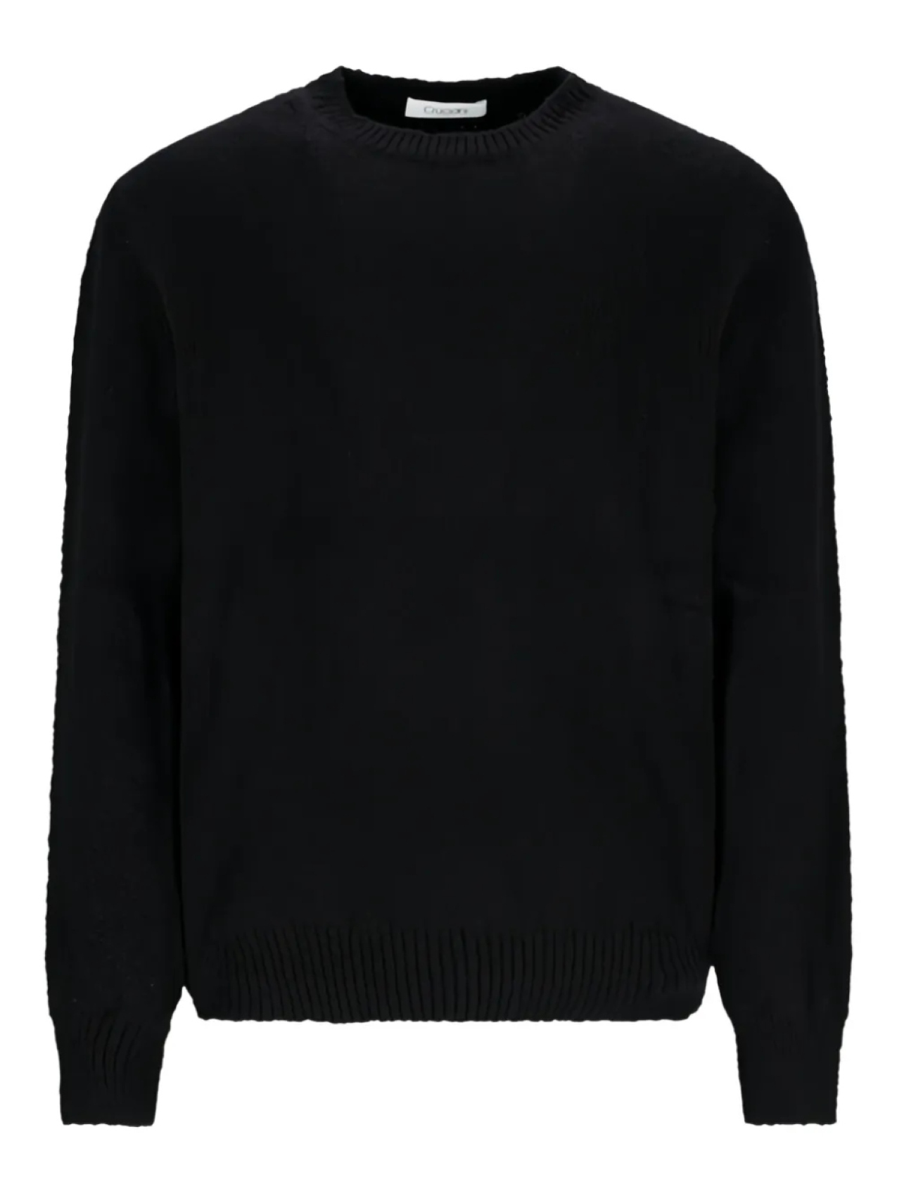 

Шерстяной свитер Cruciani с круглым вырезом, черный