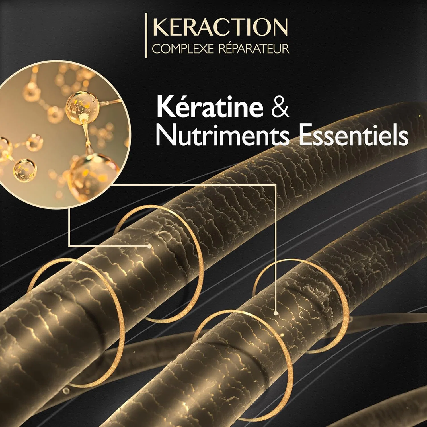 Шампунь для поврежденных волос Keratin от Eugene Perma Professionnel, 1000 мл Solaris — фото 3