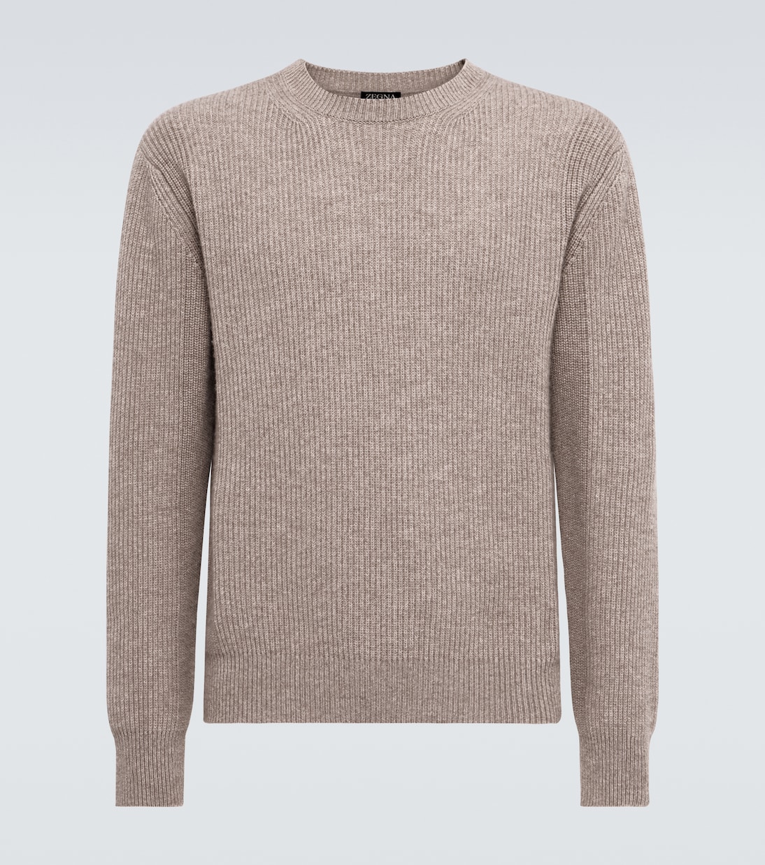 

Рельефный вязаный кашемировый свитер Zegna, Dark Foliage