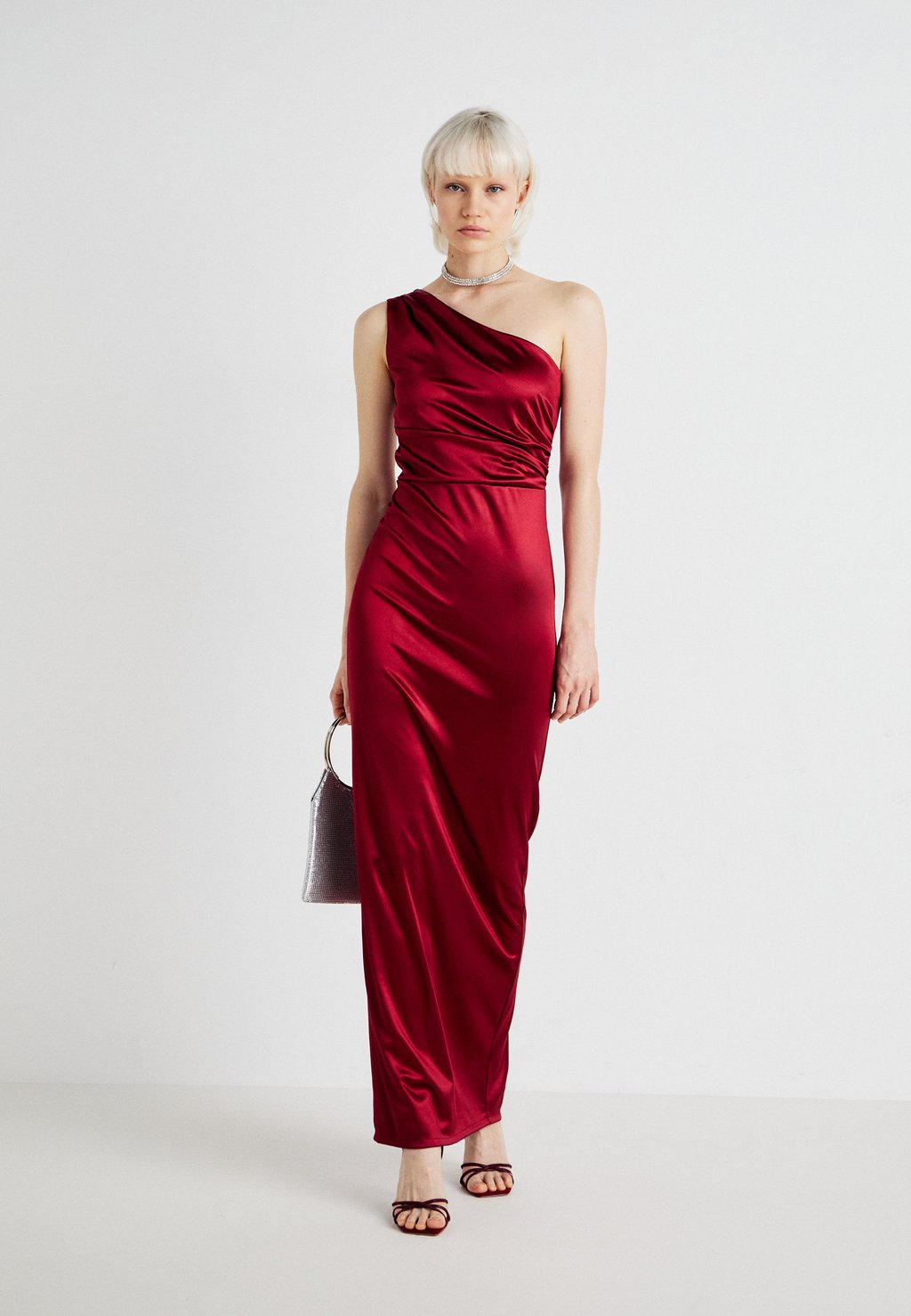 

Платье из джерси WEDDING IVY ASYMMETRIC MAXI WAL G., бордовый