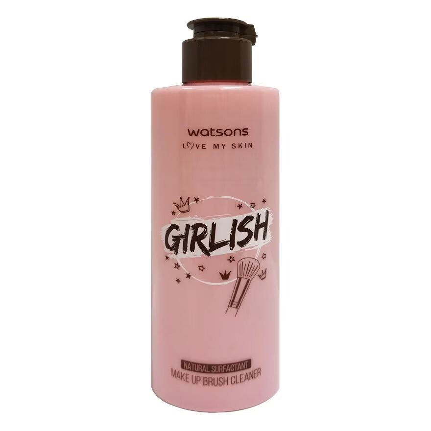 

Watsons Очищающее средство для кистей для макияжа Girlish, 200 мл, White