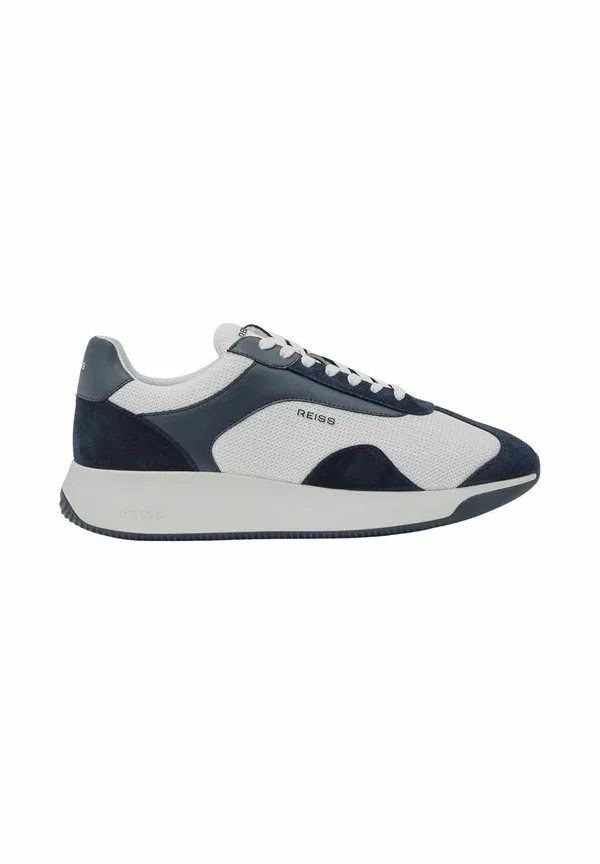 Кроссовки для бега Regular fit Emmett Bonded Running Trainers Reiss, темно-синий/белый — фото 2