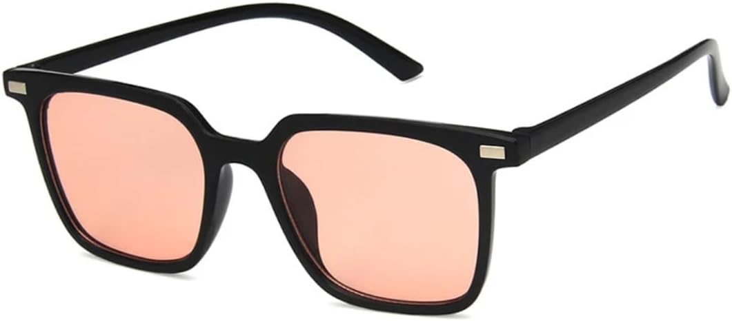 

Солнцезащитные очки с защитой от УФ-излучения UV400 | Компактная и легкая оправа | Линзы ярких цветов для занятий спортом на открытом воздухе и вождения DSVIGF, Black Red