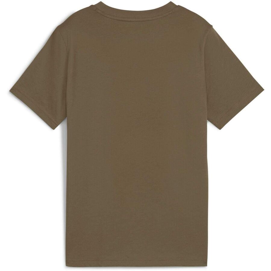 Футболка Puma Ess 2 Color No.1 Logo Tee B, коричневая, детская — фото 2