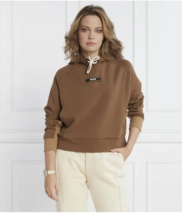 Толстовка EREST ALICA regular fit Boss, коричневый — фото 3
