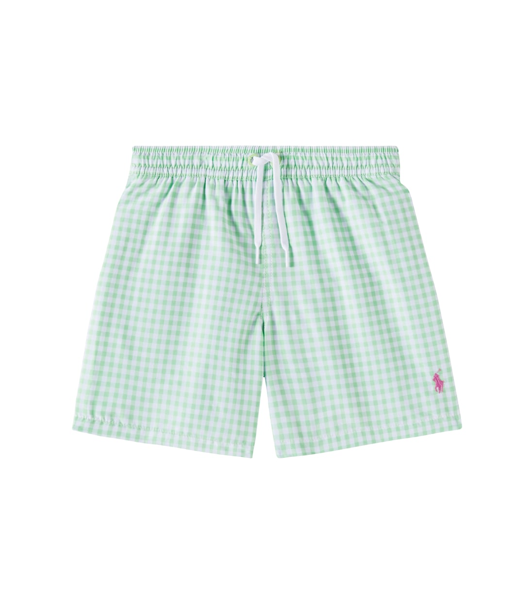 

Купальные шорты в клетку Polo Ralph Lauren Kids, Classic Gingham Lime