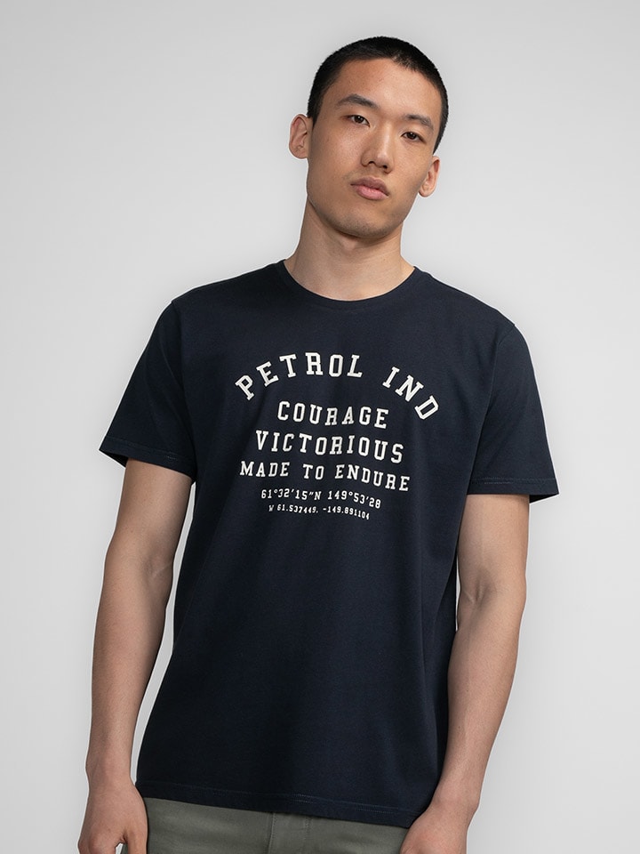 

Футболка Petrol Industries Shirt, темно-синий